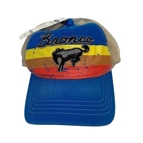 Ford bronco trucker hat, blue new with tag look at - Picture 2 of 5
